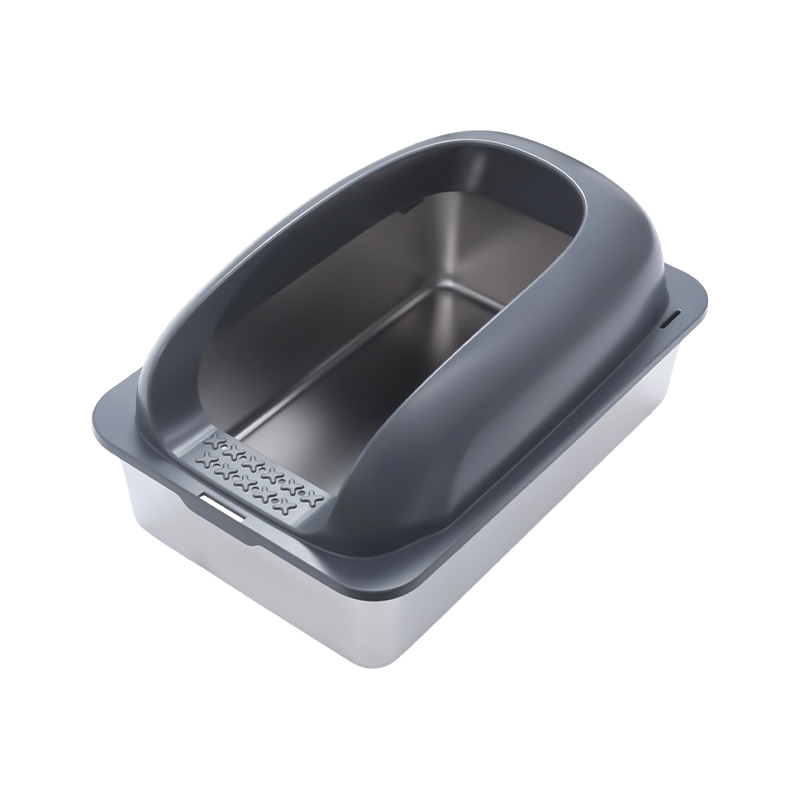 Полузакрытый большой утолщенный лоток для кошачьего туалета