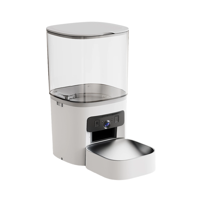 MAS-3007 Умная кормушка для домашних животных с двумя объективами и прозрачным бункером емкостью 6 л